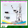 MSL-2ER 5 Step Magnification Equipamento oftalmológico lâmpada de fenda de baixo preço lâmpada de fenda digital preço do microscópio